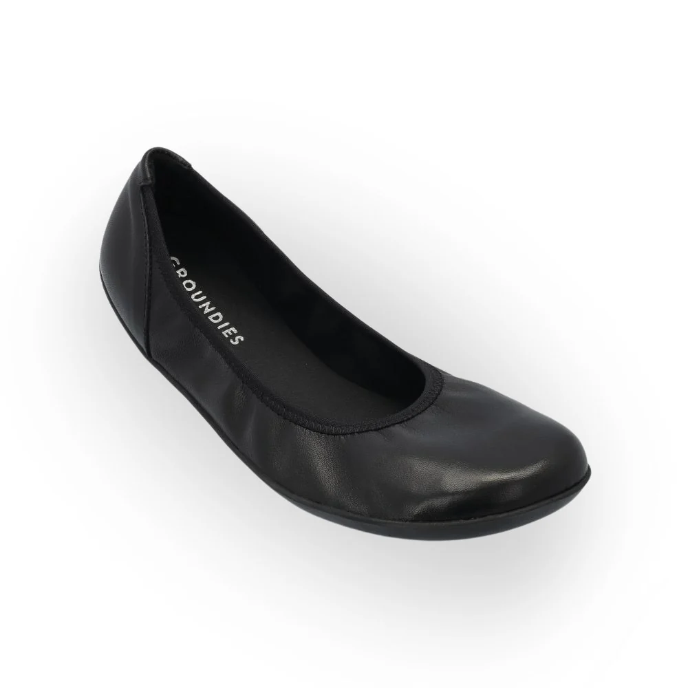Groundies Lily Classic Leather Ballet Flat - Image 8