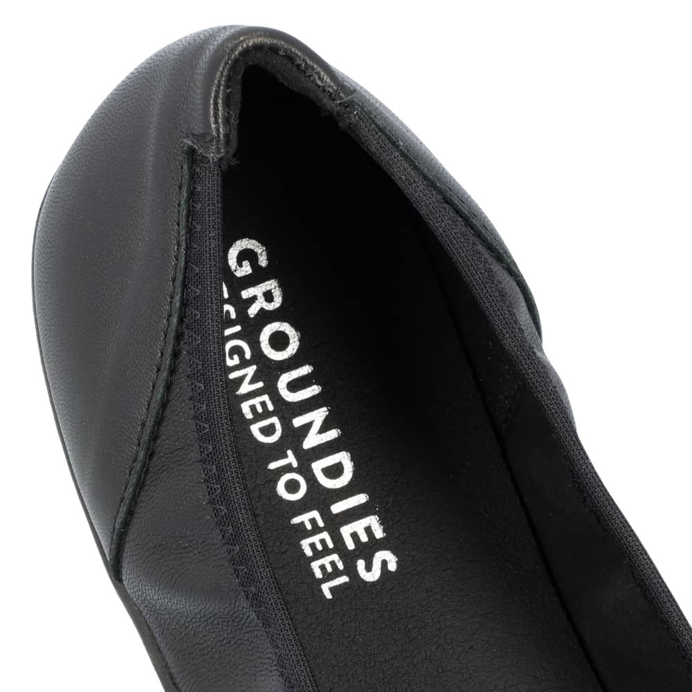 Groundies Lily Classic Leather Ballet Flat - Image 9