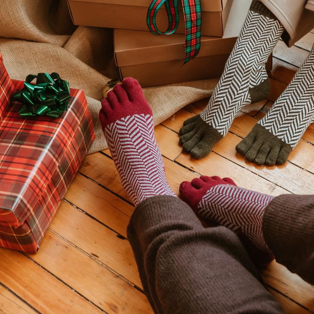 Knitido Sill Wool & Cotton Toe Socks - Image 4