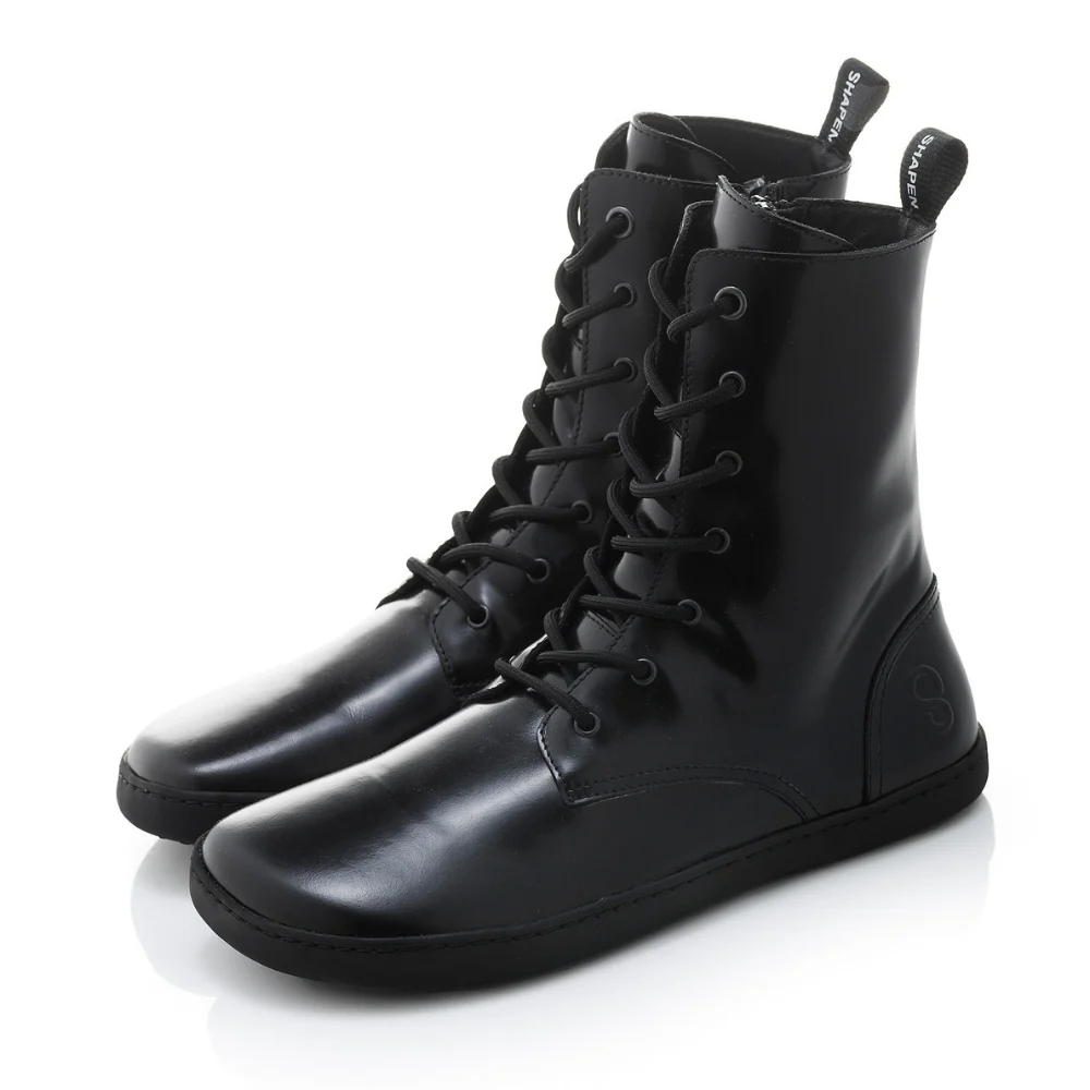 Shapen Maverick Leather Combat Boot - Image 9