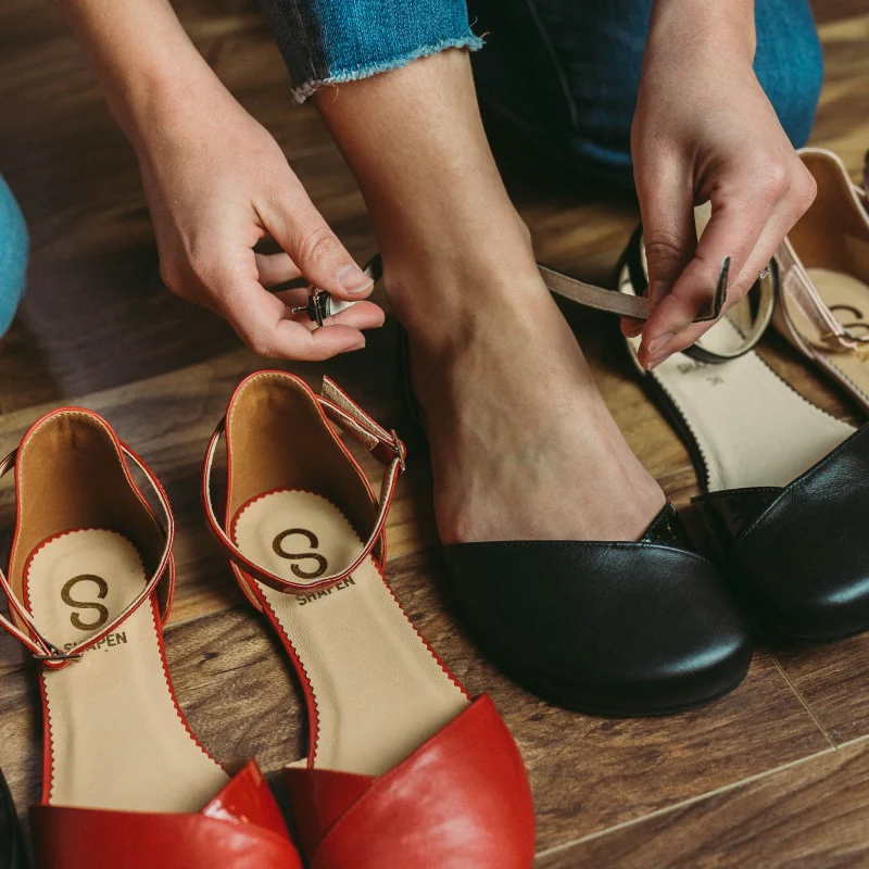 Shapen Poppy Leather Flats - Image 13
