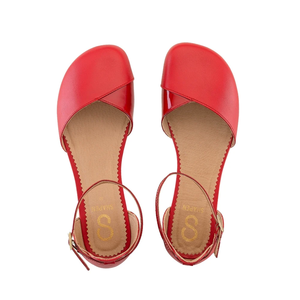Shapen Poppy Leather Flats - Image 15