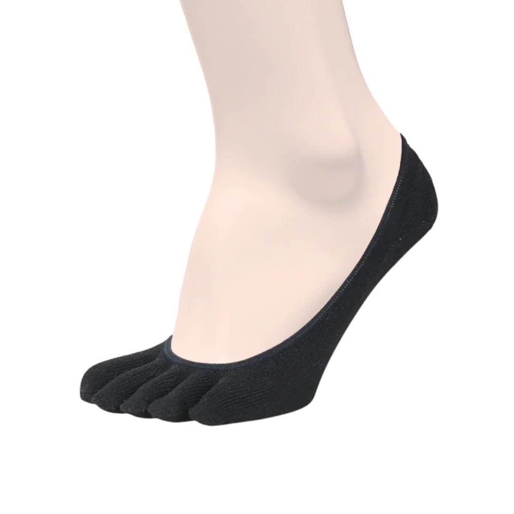 Tabio No-Show Cotton Toe Socks - Image 4