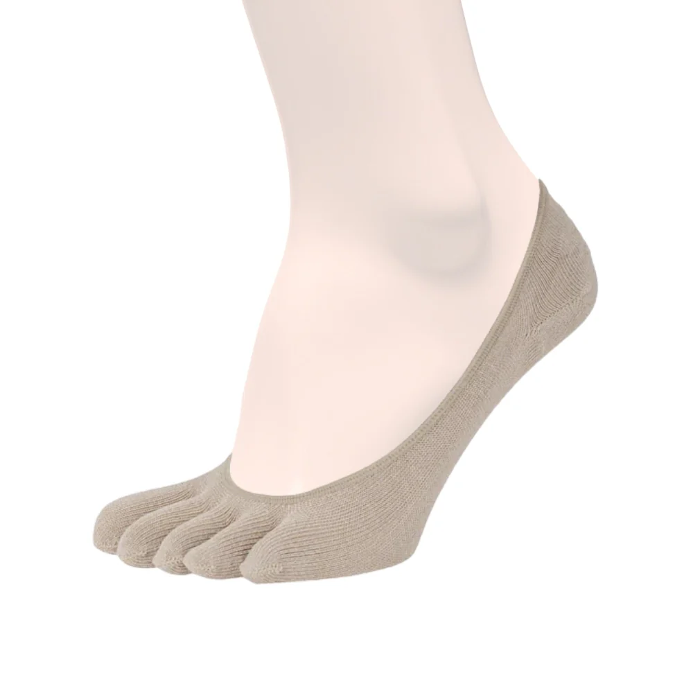 Tabio No-Show Cotton Toe Socks - Image 6
